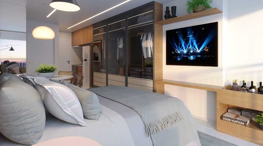 Decorado do The Collection Puq - 33m²