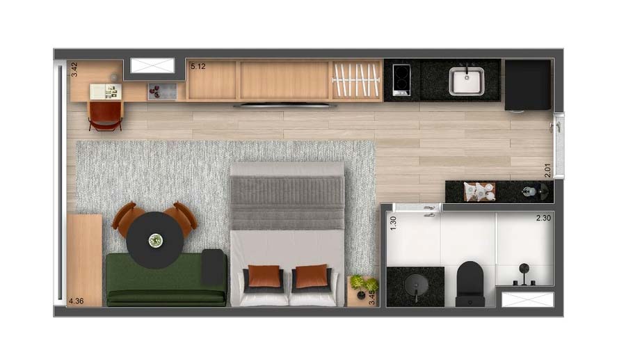 Studio no The Collection Vila Marina