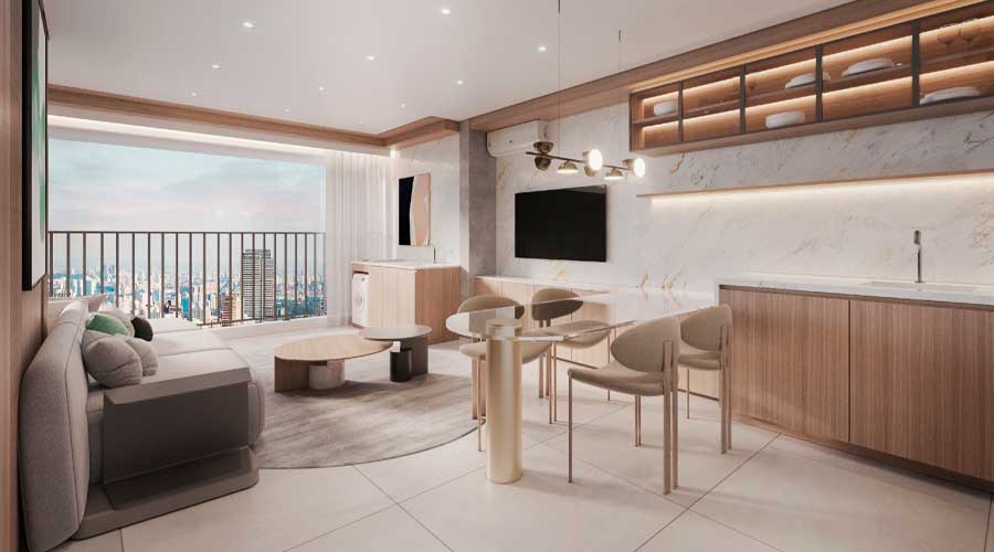 Apartamento 48m do DF345