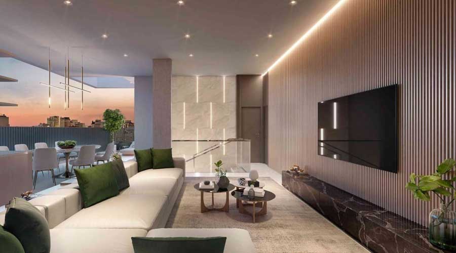 Decorado Duplex do Horizon Paraíso - 230m²