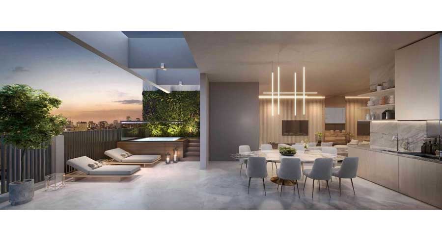 Decorado Duplex do Horizon Paraíso - 230m²