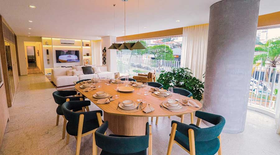 Decorado do Península Vila madalena - 193m²